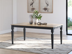 Grayish Brown/Black / Dining Table Only, product view 9; includes dining table only; display cabinets and decorative accessories excluded - 9