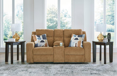 Honey Manual Reclining Seating, console loveseat room setting; tables and room accessories excluded - 10