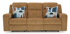 Honey Manual Reclining Seating, sofa front view - 3