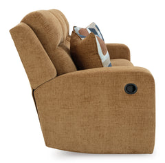 Honey Manual Reclining Seating, sofa side view - 4