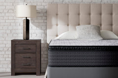 Plush Pillow Top Gel Memory Foam Hybrid Mattress, Queen room view 1; bed and base not included - 14