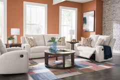 Stone Fabric Reclining Seating, three-piece seating; tables and room accessories excluded - 17