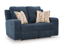Ink Fabric Reclining Seating, loveseat upright angle - 23