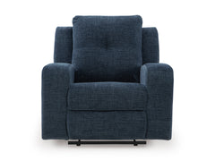 Ink Fabric Reclining Seating, recliner chair front view - 31