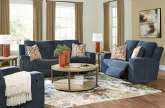 Ink Fabric Reclining Seating, three-piece seating; tables and room accessories excluded - 34