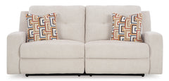 Stone Fabric Reclining Seating, sofa front view - 4