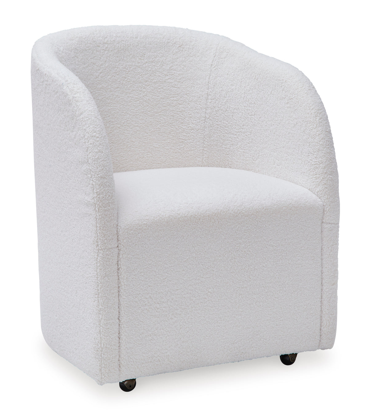 Ivory Dining Chairs, angle view; sold as a matching pair; tables, additional chairs and accessories excluded