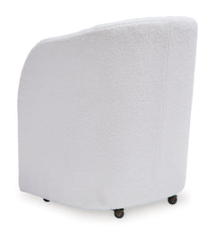Ivory Dining Chairs, back view; sold as a matching pair; tables, additional chairs and accessories excluded - 2