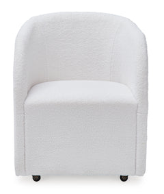 Ivory Dining Chairs, front view; sold as a matching pair; tables, additional chairs and accessories excluded - 4
