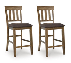 Light Brown / Set of 2 Stools, product view 1; includes set of 2 stools; other furniture and accessories excluded - 7