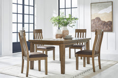 Light Brown / Table + 4 Chairs, product view 2; includes table + 4 chairs; other furniture and accessories excluded - 15
