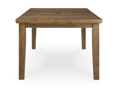 Light Brown / Dining Table Only, product view 4; includes dining table only; other furniture and accessories excluded - 4