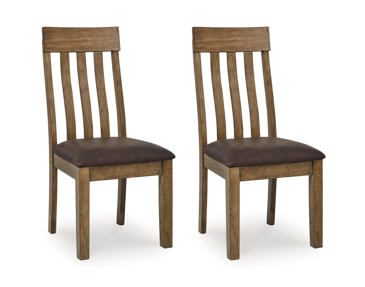 Light Brown / Set of 2 Chairs, product view 1; includes set of 2 chairs; other furniture and accessories excluded