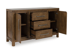 Light Brown / Sideboard, sideboard view 2; includes one sideboard; accessories and other furniture excluded - 2