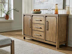 Light Brown / Sideboard, sideboard view 8; includes one sideboard; accessories and other furniture excluded - 8