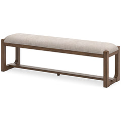 Oatmeal / Light Brown / Dining Bench, product view 1; included: 1 bench; all other furniture and accessories excluded - 24