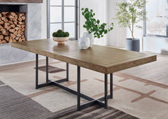 Light Brown / Dining Table Only, room setting; one table included; chairs, stools and benches excluded; additional furniture and accessories excluded - 16