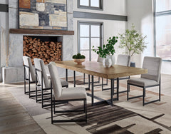 Light Brown / Dining Table Only, additional product view; one table included; chairs, stools and benches excluded; additional furniture and accessories excluded - 5
