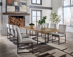 Light Brown / Dining Table Only, additional product view; one table included; chairs, stools and benches excluded; additional furniture and accessories excluded - 7