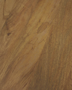 Light Brown Solid Mango Wood Bunching Coffee Tables — Set of 2, wood finish close-up - 4