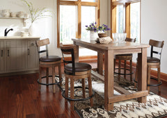 Light Brown / Counter Height — 1 Stool, furniture view 2; includes counter height — 1 stool; table, other seating and accessories excluded - 2