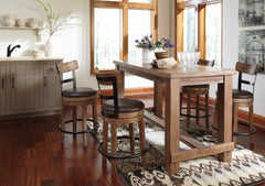 Light Brown / Counter Height — 1 Stool, furniture view 3; includes counter height — 1 stool; table, other seating and accessories excluded - 3