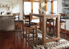 Light Brown / Bar Height — 1 Stool, furniture view 1; includes bar height — 1 stool; table, other seating and accessories excluded - 4