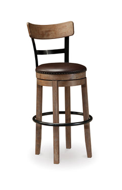 Light Brown / Bar Height — 1 Stool, furniture view 2; includes bar height — 1 stool; table, other seating and accessories excluded - 5