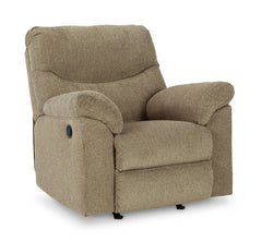Briar Manual Reclining Seating, rocker chair upright angle - 11
