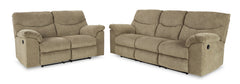 Briar Manual Reclining Seating, sofa and loveseat set - 16