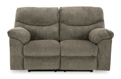 Putty Manual Reclining Seating, loveseat front view - 25