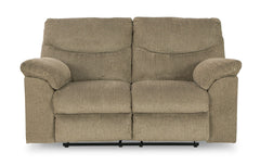 Briar Manual Reclining Seating, loveseat front view - 8