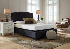 8 Inch — Medium Memory Foam Mattress, full bedroom view; Queen shown, base and accessories not included - 5