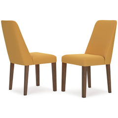 Mustard/Brown / Set of 2 Chairs, product view 1; included: 2 matching chairs; all other furniture and accessories excluded - 51