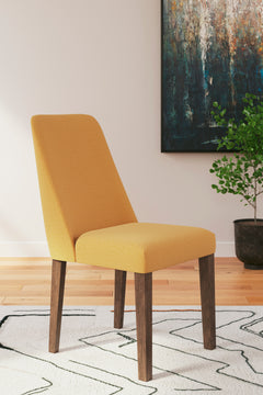 Mustard/Brown / Set of 2 Chairs, product view 9; included: 2 matching chairs; all other furniture and accessories excluded - 59