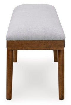 Gray/Brown / Dining Bench, product view 3; included: 1 bench; all other furniture and accessories excluded - 23
