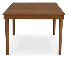 Brown / Dining Table Only, product view 5; included: 1 table; all other furniture and accessories excluded - 5
