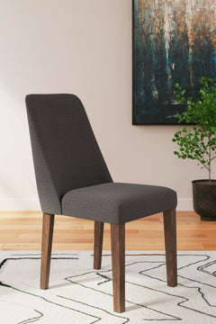 Charcoal/Brown / Set of 2 Chairs, product view 10; included: 2 matching chairs; all other furniture and accessories excluded - 27