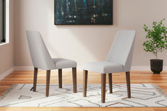 Gray/Brown / Set of 2 Chairs, product view 2; included: 2 matching chairs; all other furniture and accessories excluded - 7