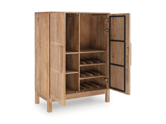 Natural Brown / Bar Cabinet, product view 2; includes one sideboard; accessories and other furniture excluded - 2