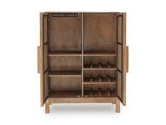 Natural Brown / Bar Cabinet, product view 5; includes one sideboard; accessories and other furniture excluded - 5