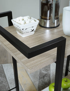 Brown/Black / Bar Cart, storage detail 2; includes one sideboard; accessories and other furniture excluded - 2