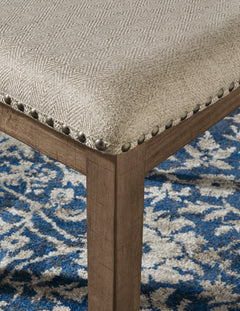 Beige Dining Chairs, upholstery detail; sold as a matching pair; tables, additional chairs and accessories excluded - 3