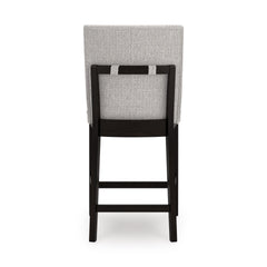 Dark Grayish Brown / Counter Height — Set of 2 Stools, back view; matching pair included; additional furniture and accessories excluded - 3