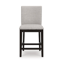 Dark Grayish Brown / Counter Height — Set of 2 Stools, front view; matching pair included; additional furniture and accessories excluded - 5