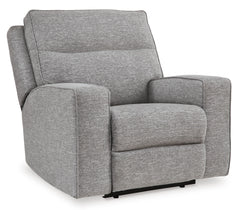 Pewter Power Reclining Seating, power recliner chair upright angle - 11