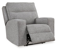 Pewter Power Reclining Seating, power recliner chair reclined angle - 12