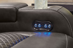 Shadow Power Reclining Seating, power controls and USB detail - 21