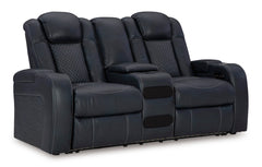 Sapphire Power Reclining Seating, console loveseat upright angle - 27
