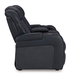 Sapphire Power Reclining Seating, console loveseat side view - 31